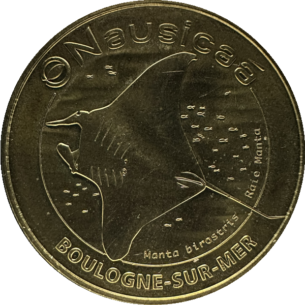 Boulogne-sur-Mer - Nausicaá (Raie Manta) (recto)